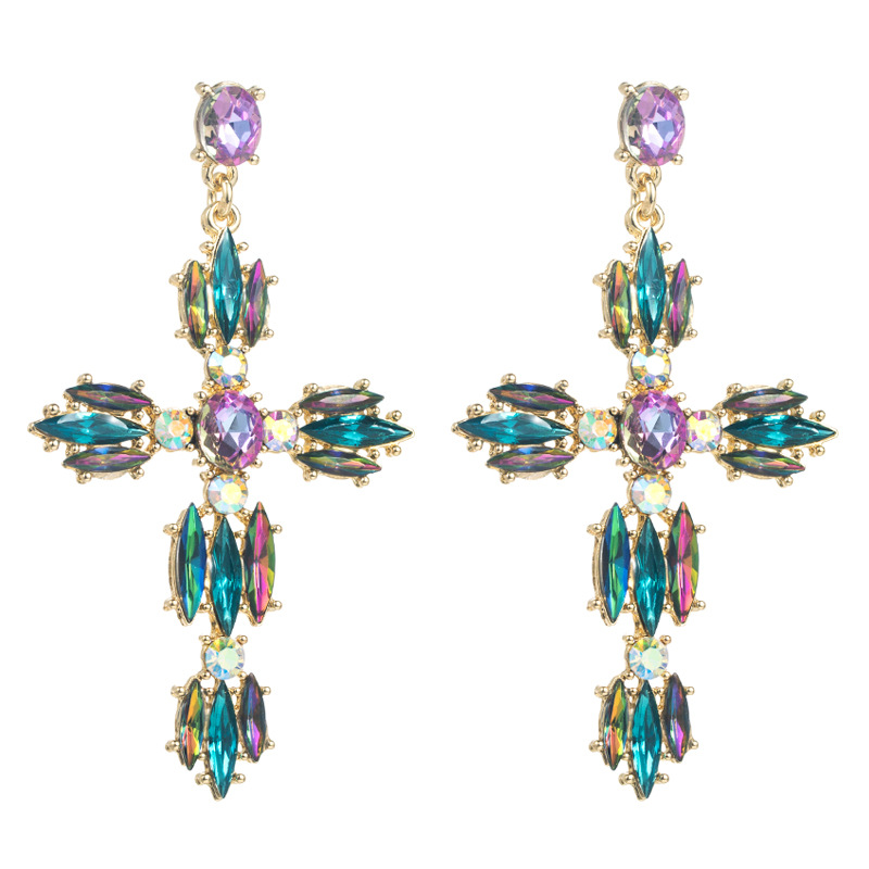 Fashion Jewelry Rhinestone Earrings For Women YWHME-679 