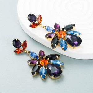 Fashion Jewelry Rhinestone Earrings For Women YWHME-680 