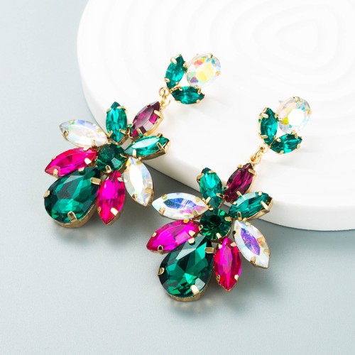 Fashion Jewelry Rhinestone Earrings For Women YWHME-680