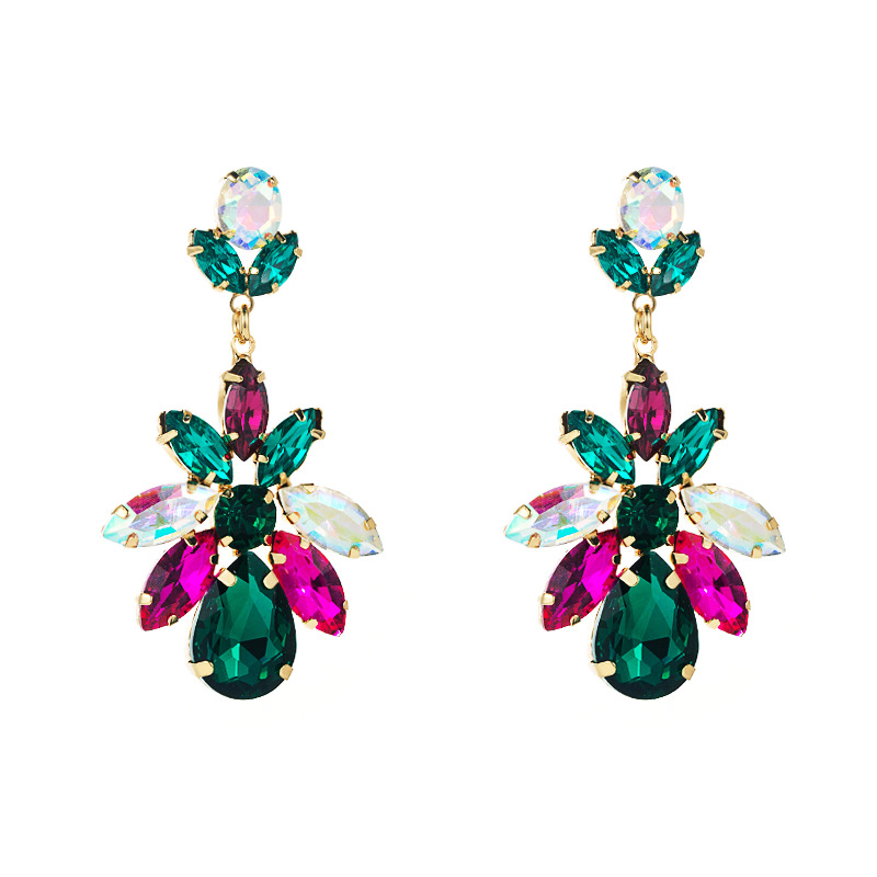 Fashion Jewelry Rhinestone Earrings For Women YWHME-680 