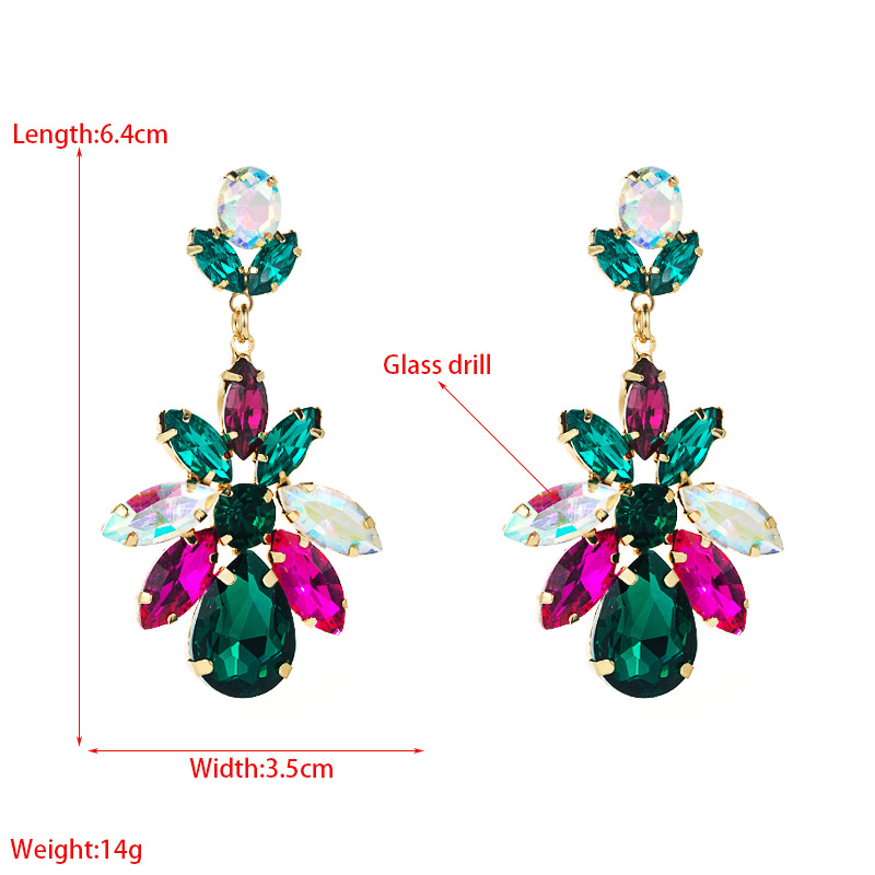 Fashion Jewelry Rhinestone Earrings For Women YWHME-680 