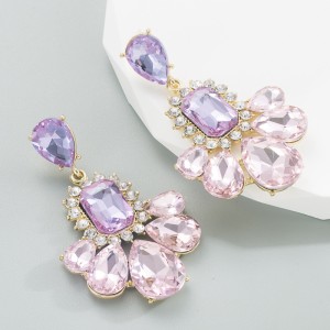 Fashion Jewelry Rhinestone Earrings For Women YWHME-681 