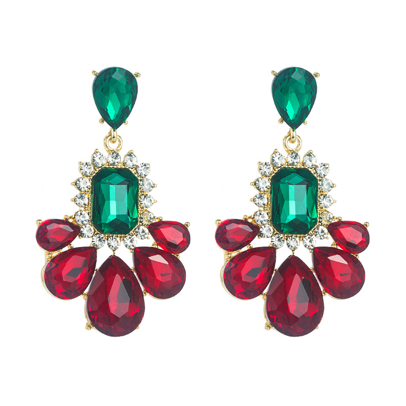 Fashion Jewelry Rhinestone Earrings For Women YWHME-681 