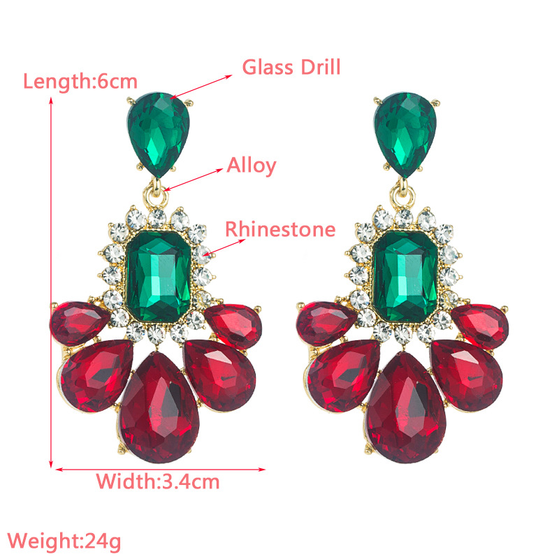 Fashion Jewelry Rhinestone Earrings For Women YWHME-681 