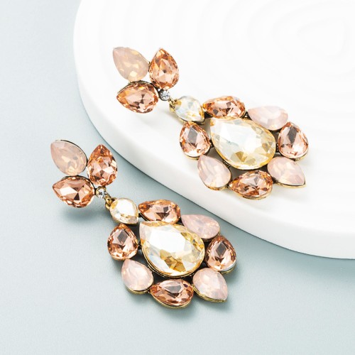 Fashion Jewelry Rhinestone Earrings For Women YWHME-682