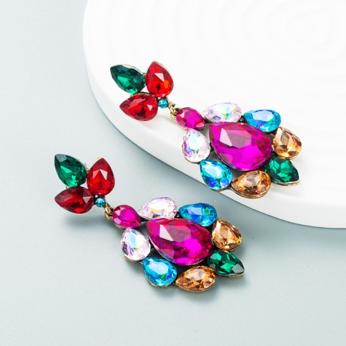 Fashion Jewelry Rhinestone Earrings For Women YWHME-682