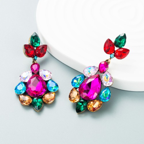 Fashion Jewelry Rhinestone Earrings For Women YWHME-682