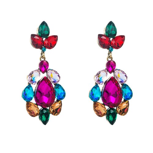 Fashion Jewelry Rhinestone Earrings For Women YWHME-682