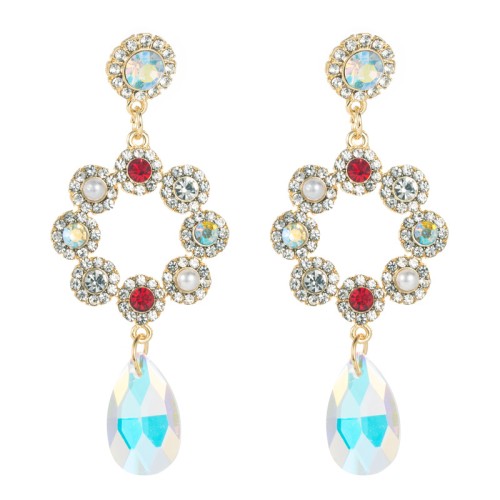 Fashion Jewelry Rhinestone Earrings For Women YWHME-683