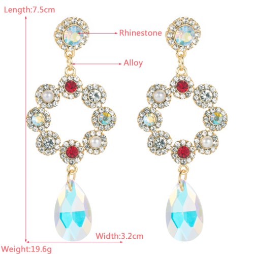 Fashion Jewelry Rhinestone Earrings For Women YWHME-683