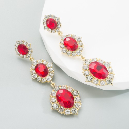 Fashion Jewelry Rhinestone Earrings For Women YWHME-684