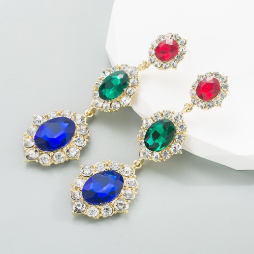 Fashion Jewelry Rhinestone Earrings For Women YWHME-684