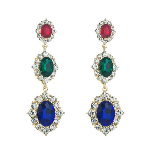 Fashion Jewelry Rhinestone Earrings For Women YWHME-684