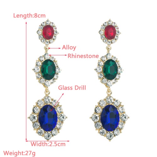 Fashion Jewelry Rhinestone Earrings For Women YWHME-684