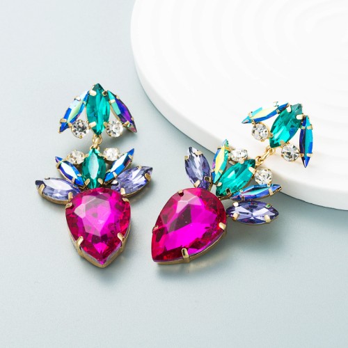 Fashion Jewelry Rhinestone Earrings For Women YWHME-685