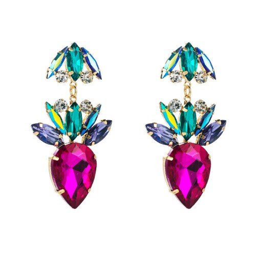 Fashion Jewelry Rhinestone Earrings For Women YWHME-685