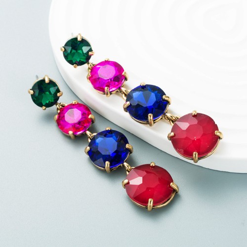 Fashion Jewelry Rhinestone Earrings For Women YWHME-686