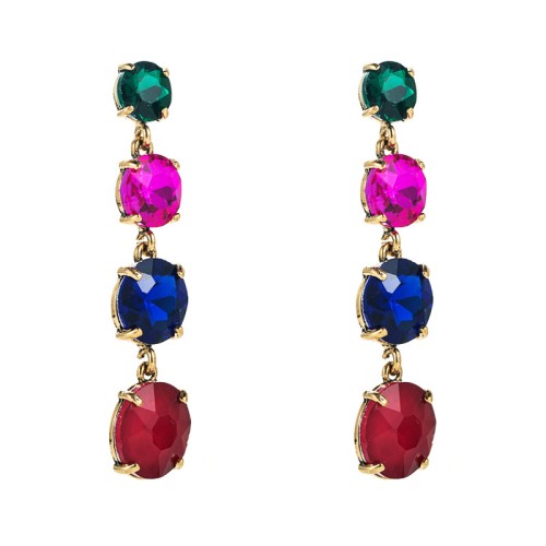 Fashion Jewelry Rhinestone Earrings For Women YWHME-686