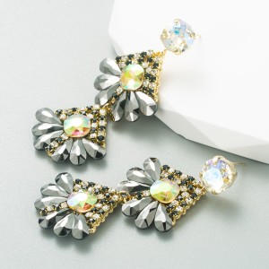 Fashion Jewelry Rhinestone Earrings For Women YWHME-687 