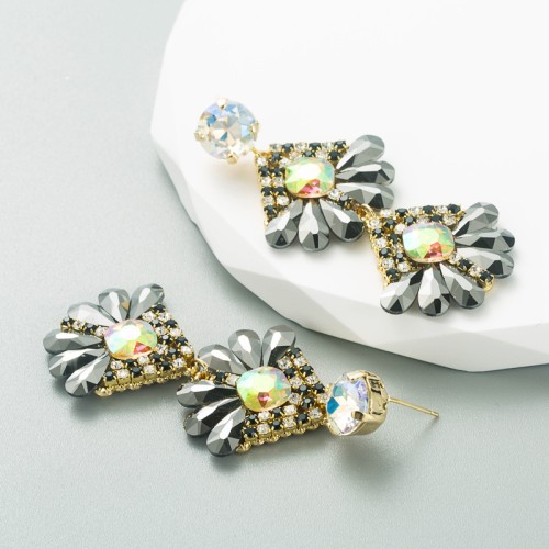 Fashion Jewelry Rhinestone Earrings For Women YWHME-687