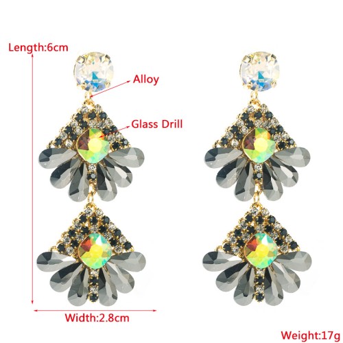 Fashion Jewelry Rhinestone Earrings For Women YWHME-687