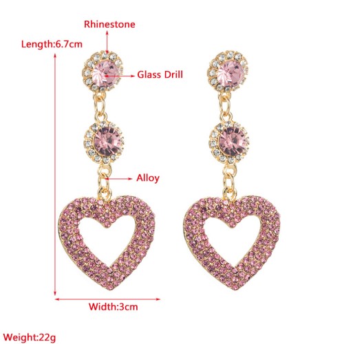 Fashion Jewelry Rhinestone Earrings For Women YWHME-688