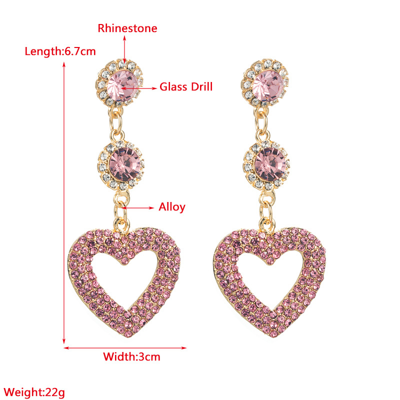 Fashion Jewelry Rhinestone Earrings For Women YWHME-688 