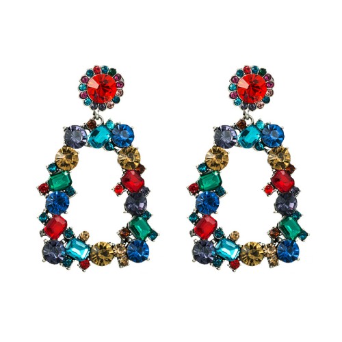 Fashion Jewelry Rhinestone Earrings For Women YWHME-689