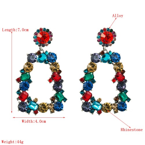 Fashion Jewelry Rhinestone Earrings For Women YWHME-689