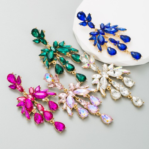 Fashion Jewelry Rhinestone Earrings For Women YWHME-691