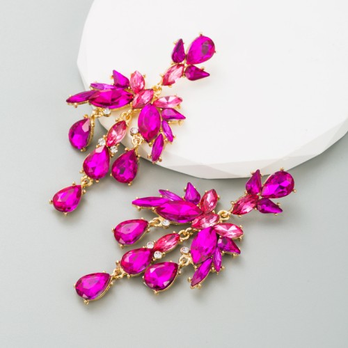 Fashion Jewelry Rhinestone Earrings For Women YWHME-691