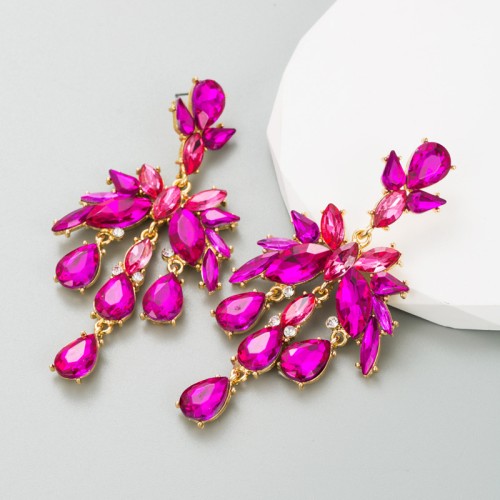 Fashion Jewelry Rhinestone Earrings For Women YWHME-691