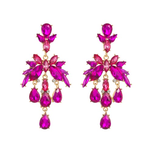 Fashion Jewelry Rhinestone Earrings For Women YWHME-691