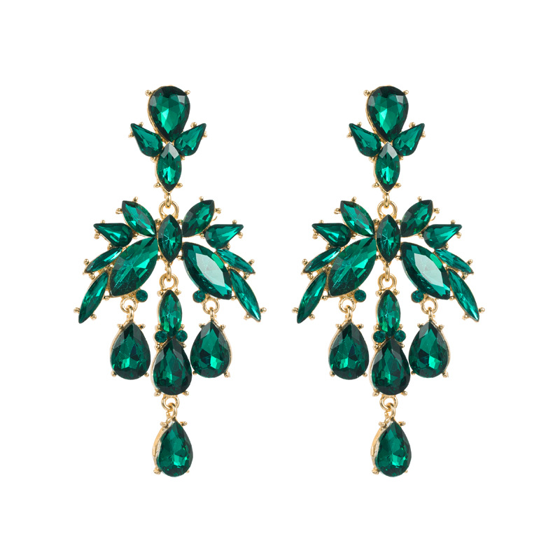 Fashion Jewelry Rhinestone Earrings For Women YWHME-691 