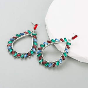 Fashion Jewelry Rhinestone Earrings For Women YWHME-692 