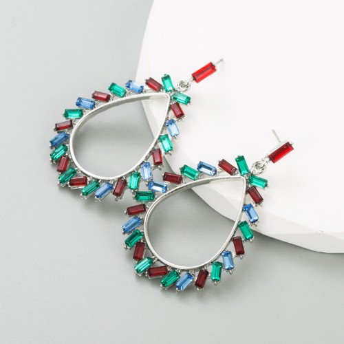 Fashion Jewelry Rhinestone Earrings For Women YWHME-692