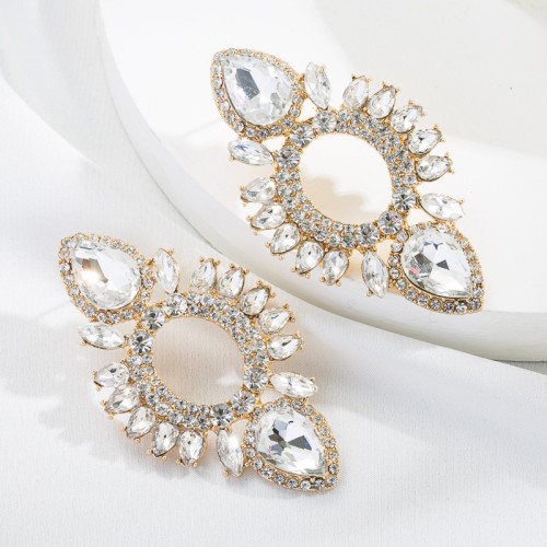 Fashion Jewelry Rhinestone Earrings For Women YWHME-693