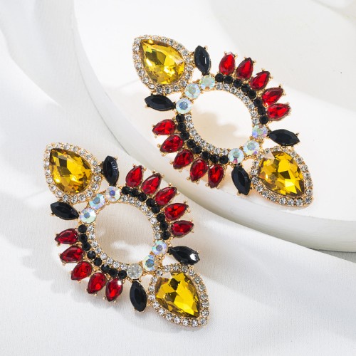 Fashion Jewelry Rhinestone Earrings For Women YWHME-693