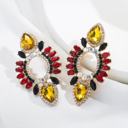 Fashion Jewelry Rhinestone Earrings For Women YWHME-693