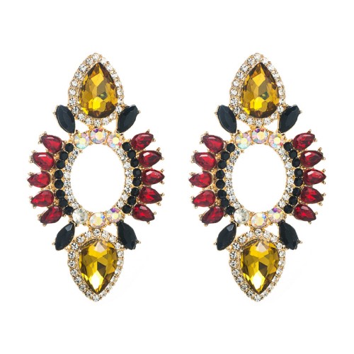 Fashion Jewelry Rhinestone Earrings For Women YWHME-693