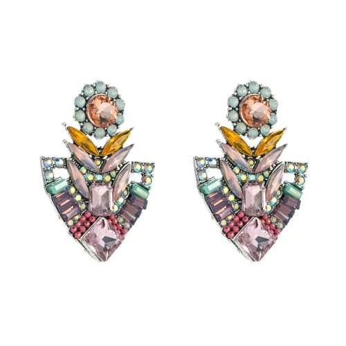 Fashion Jewelry Rhinestone Earrings For Women YWHME-695