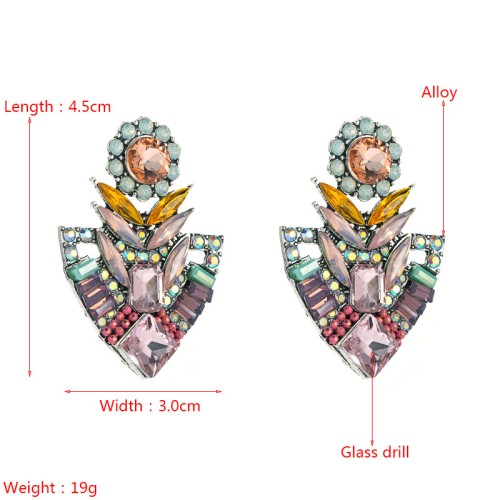 Fashion Jewelry Rhinestone Earrings For Women YWHME-695