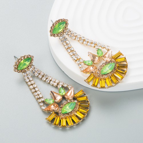 Fashion Jewelry Rhinestone Earrings For Women YWHME-696