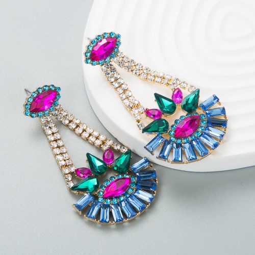 Fashion Jewelry Rhinestone Earrings For Women YWHME-696