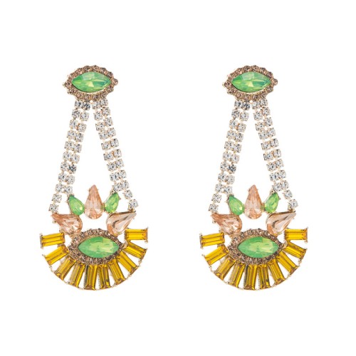 Fashion Jewelry Rhinestone Earrings For Women YWHME-696