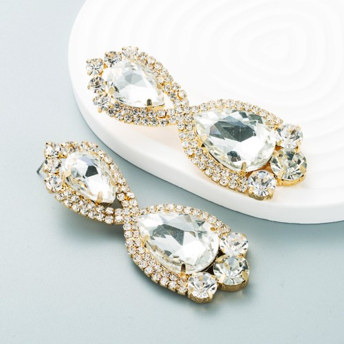 Fashion Jewelry Rhinestone Earrings For Women YWHME-697