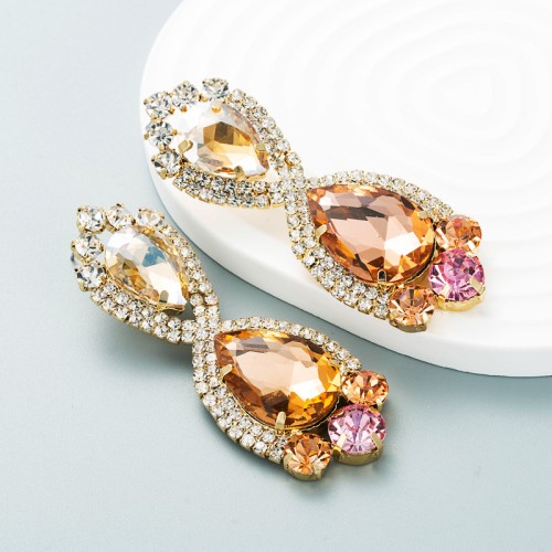 Fashion Jewelry Rhinestone Earrings For Women YWHME-697