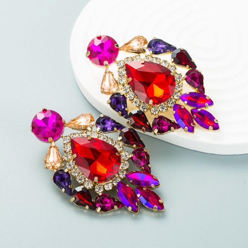 Fashion Jewelry Rhinestone Earrings For Women YWHME-699