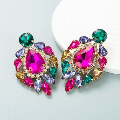 Fashion Jewelry Rhinestone Earrings For Women YWHME-699