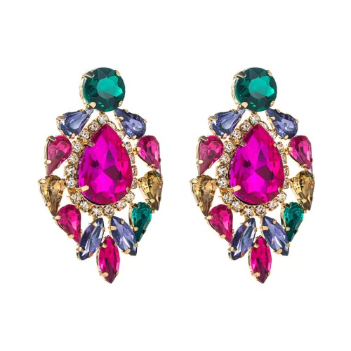 Fashion Jewelry Rhinestone Earrings For Women YWHME-699